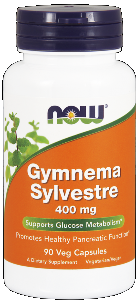 Gymnema Sylvestre 400 mg (90 Caps) NOW Foods